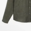Camisa de lino fluida a rayas Camisa de lino fluida a rayas