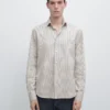 Camisa de popelín de algodón Camisa de popelín de algodón
