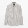 Camisa de popelín de algodón Camisa de popelín de algodón