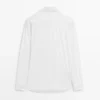 Camisa elástica de corte ajustado Camisa elástica de corte ajustado
