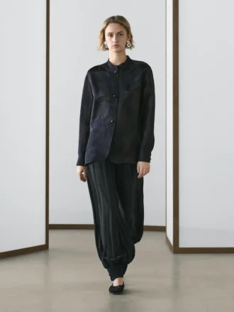 Camisa fluida de jacquard