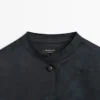 Camisa fluida de jacquard Camisa fluida de jacquard