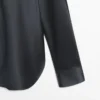 Camisa fluida de satén Camisa fluida de satén