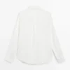Camisa holgada con cuello de camisa
