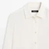 Camisa holgada con cuello de camisa