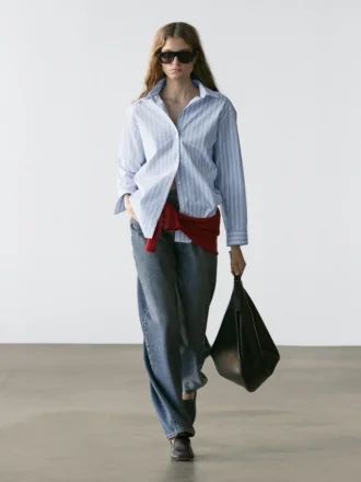 Camisas a rayas 100 % algodón