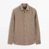 Camisas a rayas 100 % lino Camisas a rayas 100 % lino