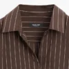 Camisas a rayas con detalle de bufanda
