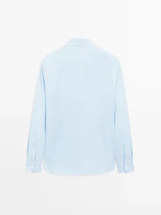 Camisas a rayas de corte ajustado