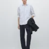 Camisas a rayas de corte regular Camisas a rayas de corte regular
