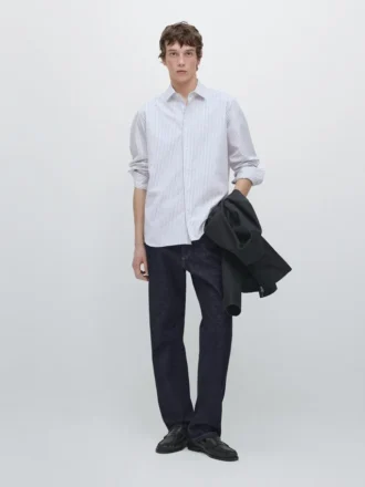 Camisas a rayas de corte regular