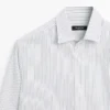 Camisas a rayas de corte regular en mezcla de algodón Camisas a rayas de corte regular en mezcla de algodón