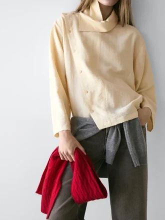 Camisas asimétricas con botones