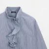 Camisas con detalle de cuello con volantes Camisas con detalle de cuello con volantes