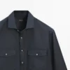 Camisas de algodón con bolsillos Camisas de algodón con bolsillos