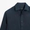 Camisas de corte ajustado 100 % lino Camisas de corte ajustado 100 % lino