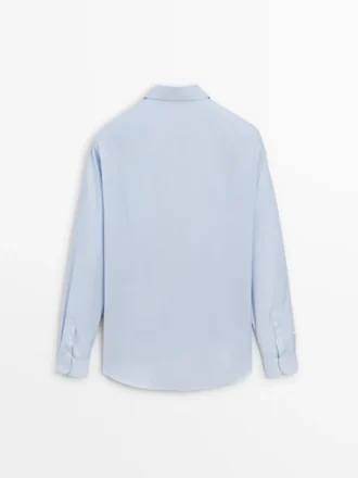 Camisas de corte ajustado con micro rayas