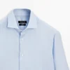 Camisas de corte ajustado con micro rayas Camisas de corte ajustado con micro rayas