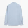 Camisas de corte ajustado con microcuadros, 100 % algodón Camisas de corte ajustado con microcuadros, 100 % algodón