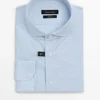 Camisas de corte ajustado con microcuadros, 100 % algodón Camisas de corte ajustado con microcuadros, 100 % algodón