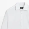 Camisas de corte ajustado en mezcla de algodón elástico Camisas de corte ajustado en mezcla de algodón elástico