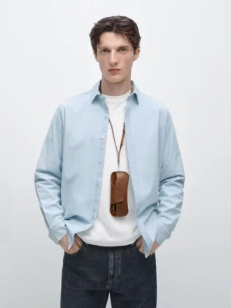 Camisas de denim 100 % algodón