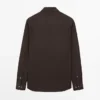 Camisas de lino ligeras de corte regular Camisas de lino ligeras de corte regular