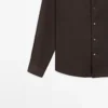 Camisas de lino ligeras de corte regular Camisas de lino ligeras de corte regular