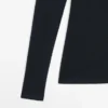 Camisas de manga larga de punto con cuello en V Camisas de manga larga de punto con cuello en V