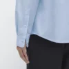 Camisas de mezcla de algodón con detalle de bolsillo Camisas de mezcla de algodón con detalle de bolsillo