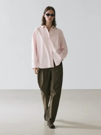 Camisas de mezcla de popelín y algodón