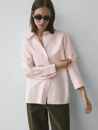 Camisas de mezcla de popelín y algodón