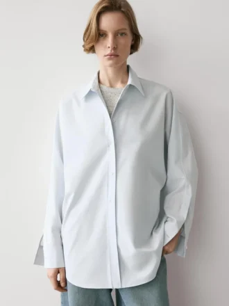 Camisas de mezcla de popelín y algodón