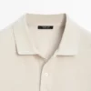 Camisas de piqué de algodón con microtextura Camisas de piqué de algodón con microtextura