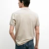 Camisas de piqué de algodón con microtextura Camisas de piqué de algodón con microtextura