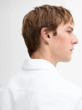 Camisas de popelín 100 % algodón de corte ajustado