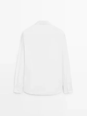 Camisas de popelín 100 % algodón de corte ajustado