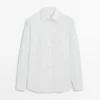 Camisas de popelín 100 % algodón de corte ajustado Camisas de popelín 100 % algodón de corte ajustado