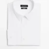 Camisas de popelín 100 % algodón de corte ajustado Camisas de popelín 100 % algodón de corte ajustado