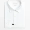 Camisas de popelín 100 % algodón de corte ajustado Camisas de popelín 100 % algodón de corte ajustado