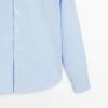 Camisas de popelín a rayas de corte regular Camisas de popelín a rayas de corte regular