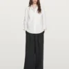 Camisas de popelín con botones ocultos Camisas de popelín con botones ocultos