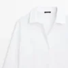 Camisas de popelín de algodón con detalle de pinzas Camisas de popelín de algodón con detalle de pinzas