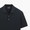 Camisas de punto trenzado 100 % algodón