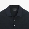 Camisas de punto trenzado 100 % algodón