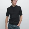 Camisas de punto trenzado 100 % algodón