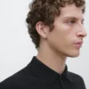 Camisas de punto trenzado 100 % algodón