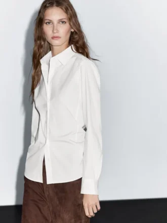 Camisas elásticas de mezcla de algodón