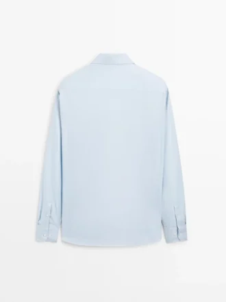 Camisas Oxford de corte ajustado 100 % algodón