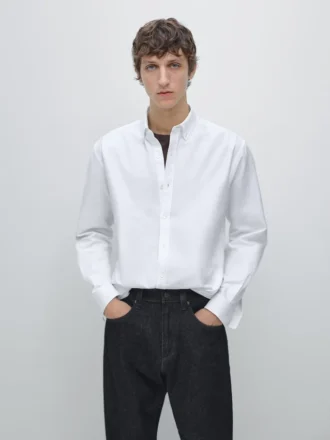 Camisas Oxford de corte regular 100 % algodón